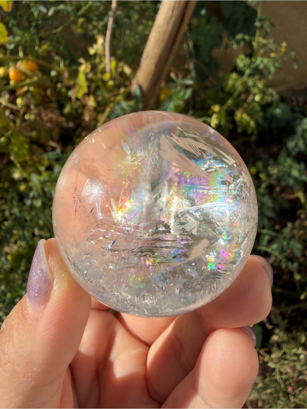 High Quality Clear Quartz Sphere | Natural Crystal Ball | Polished Quartz,A630